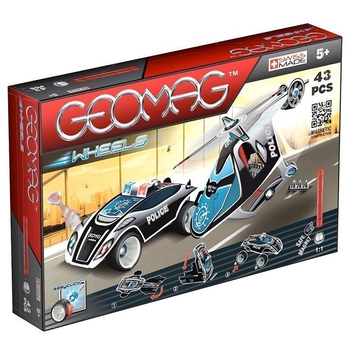 Geomag - Wheels Fast Chase - 43 Piece Set