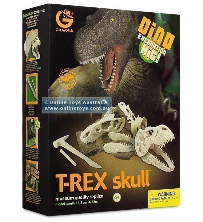 Geoworld - Excavation Kit - T-Rex Skull