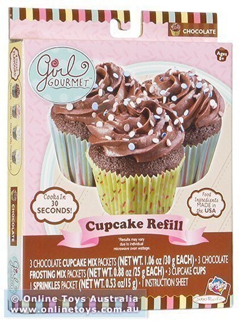 Girl Gourmet Cupcake Maker Refill Pack - Chocolate