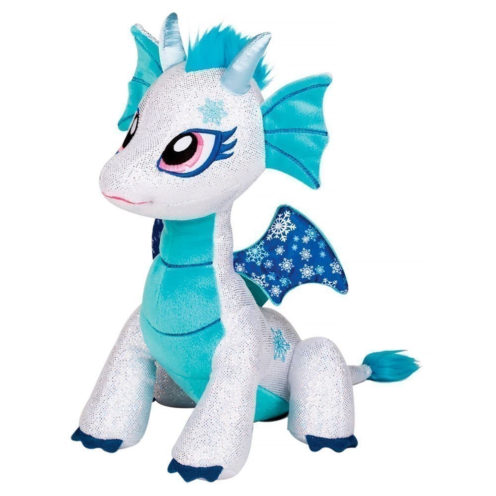 GlitterShine Dragons - 25cm Plush - Shimmer Frost