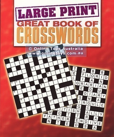 Great Book of Crosswords - Large Print