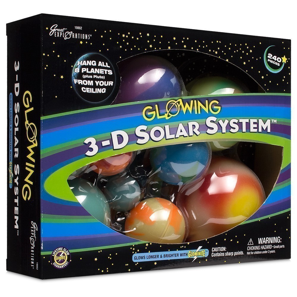 Great Explorations - Glowing 3D Solar System