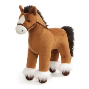 Gund - Dakota Clydesdale - 38cm Brown Horse