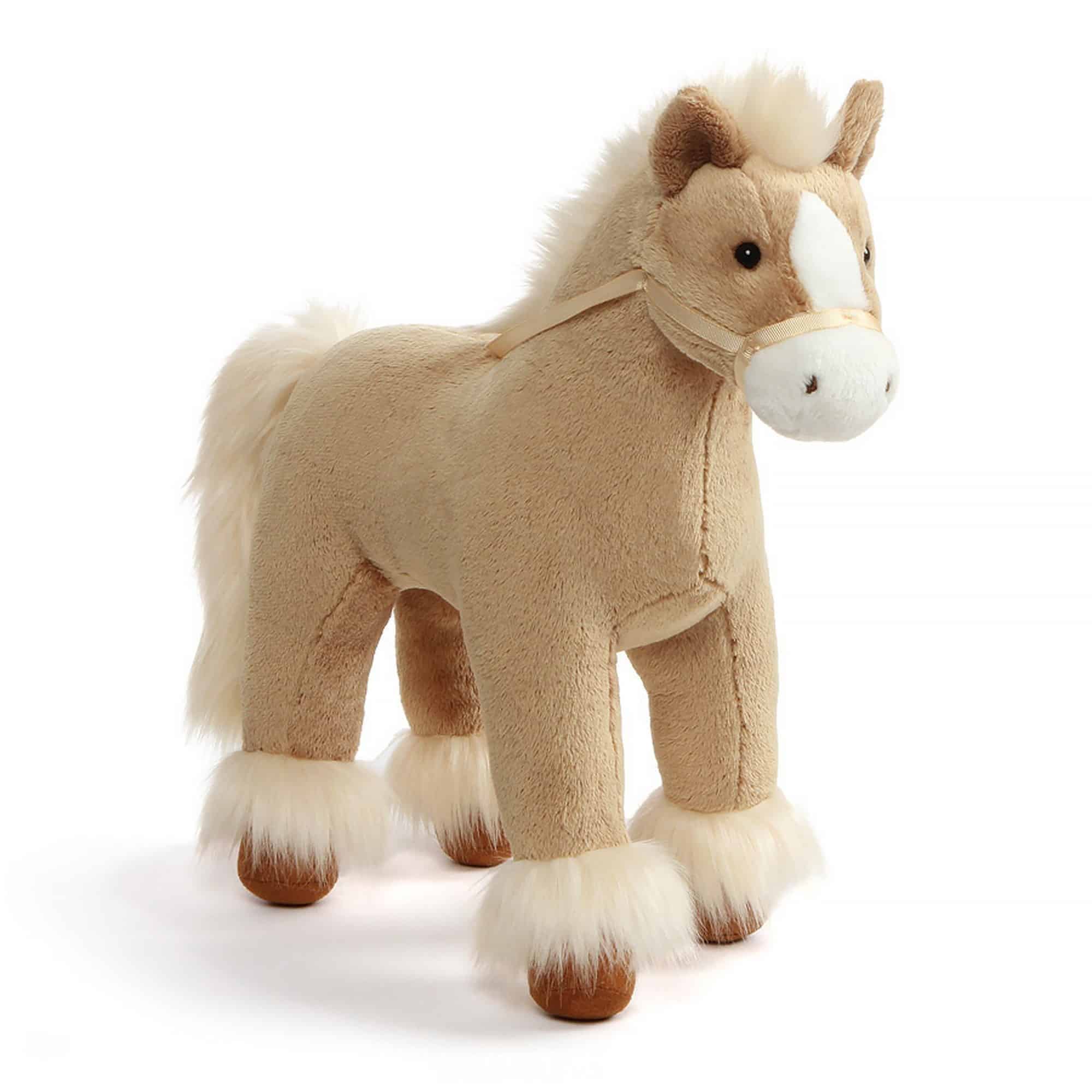 Gund - Dakota Clydesdale - 38cm Tan Horse