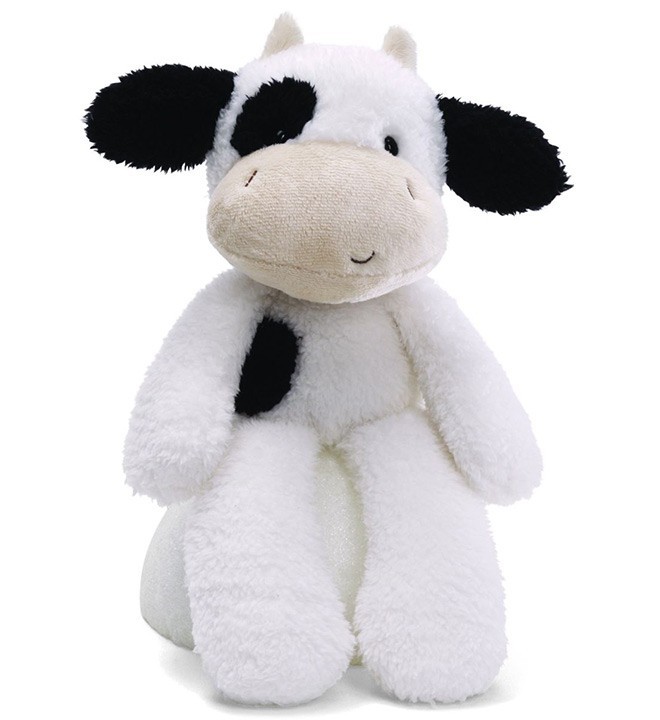 Gund - Fuzzy 34cm Plush Cow