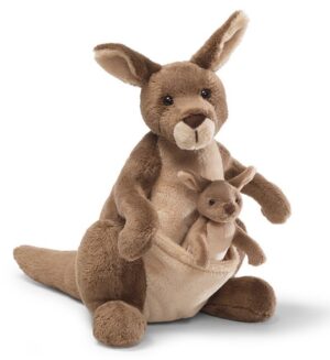 Gund - Jirra The Kangaroo With Joey - 25cm Plush
