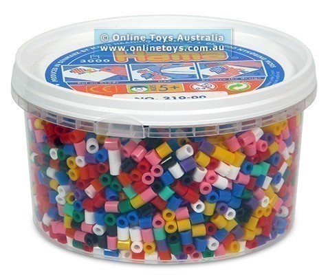 Hama 3000 Primary Colour Bead Tub Mix