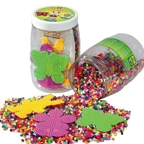Hama 9000 Beads & Pegboards in Tub - Spill