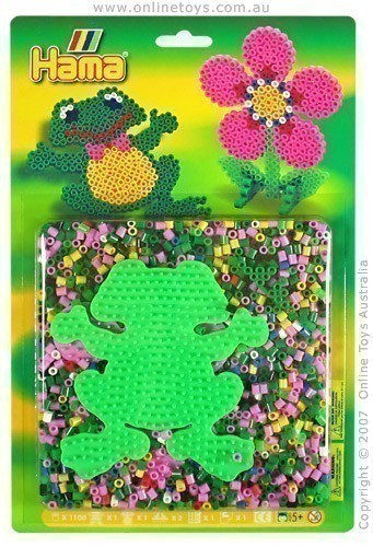 Hama Frog and Flower Bead Kit