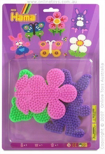 Hama Pegboard - Flower Bunny and Butterfly Shapes