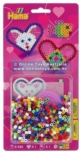 Hama - Small Heart Bead Kit