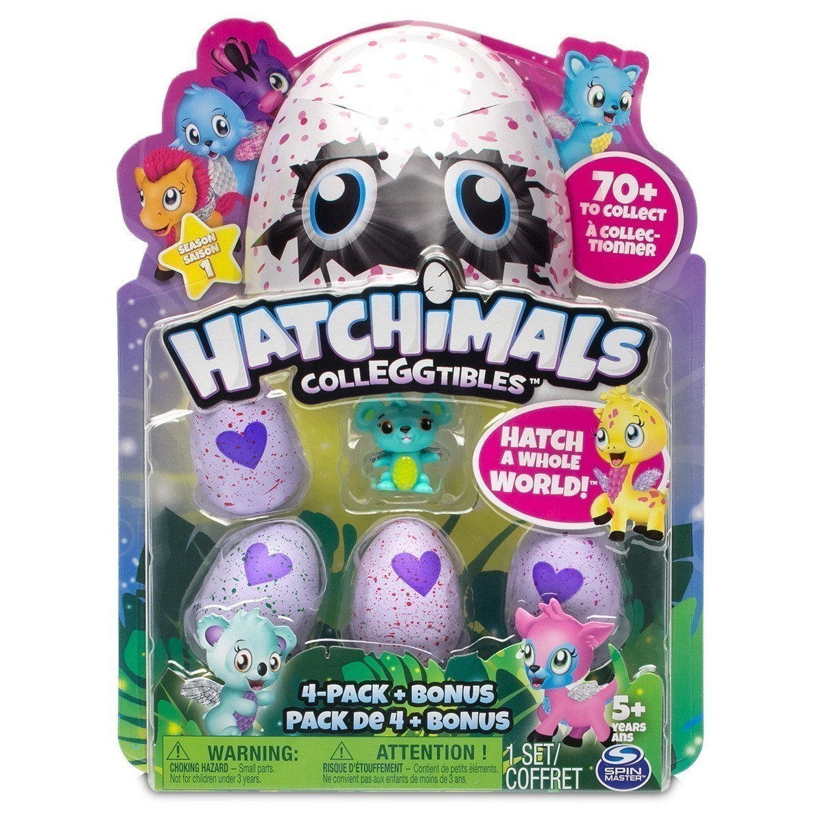 Hatchimals - Colleggtibles 4 Pack With Bonus - Season 1