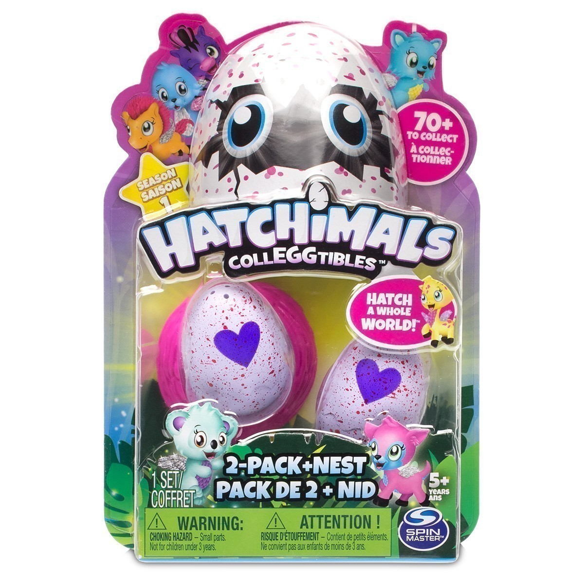 Hatchimals - Colleggtibles Twin Pack With Nest - Season 1