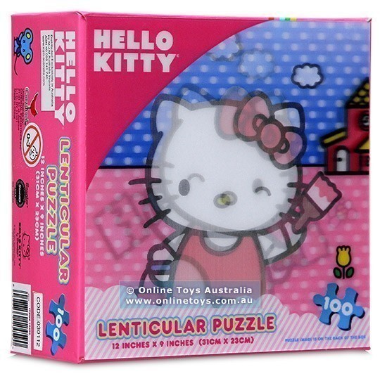 Hello Kitty - 100 Piece Lenticular Jigsaw Puzzle 1