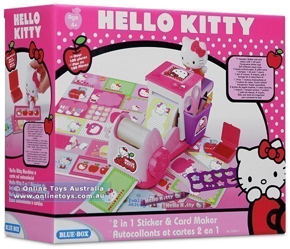 Hello Kitty - 2 in 1 Sticker and Card Maker