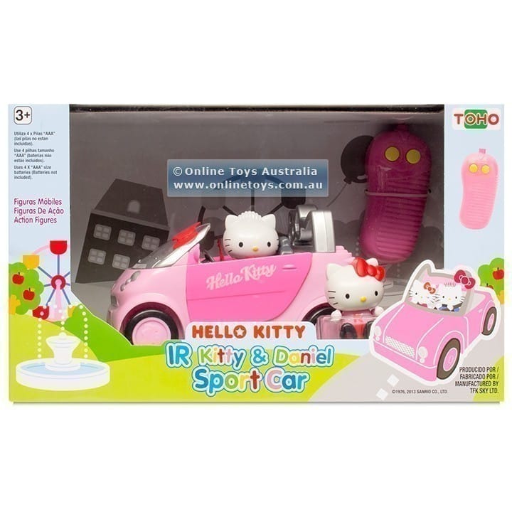 Hello Kitty - Pink IR Sports Car with Kitty and Daniel