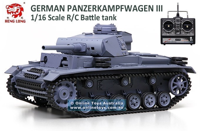 Heng Long - 1/16 Scale Radio Control Battle Tank - PanzerKampfwagen III Ausf L Sd Kfz 141/1