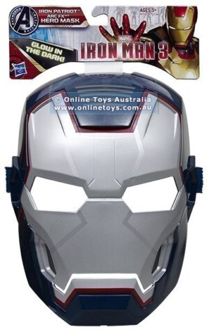 Hero Mask - Glow in the Dark - Iron Patriot ARC-FX