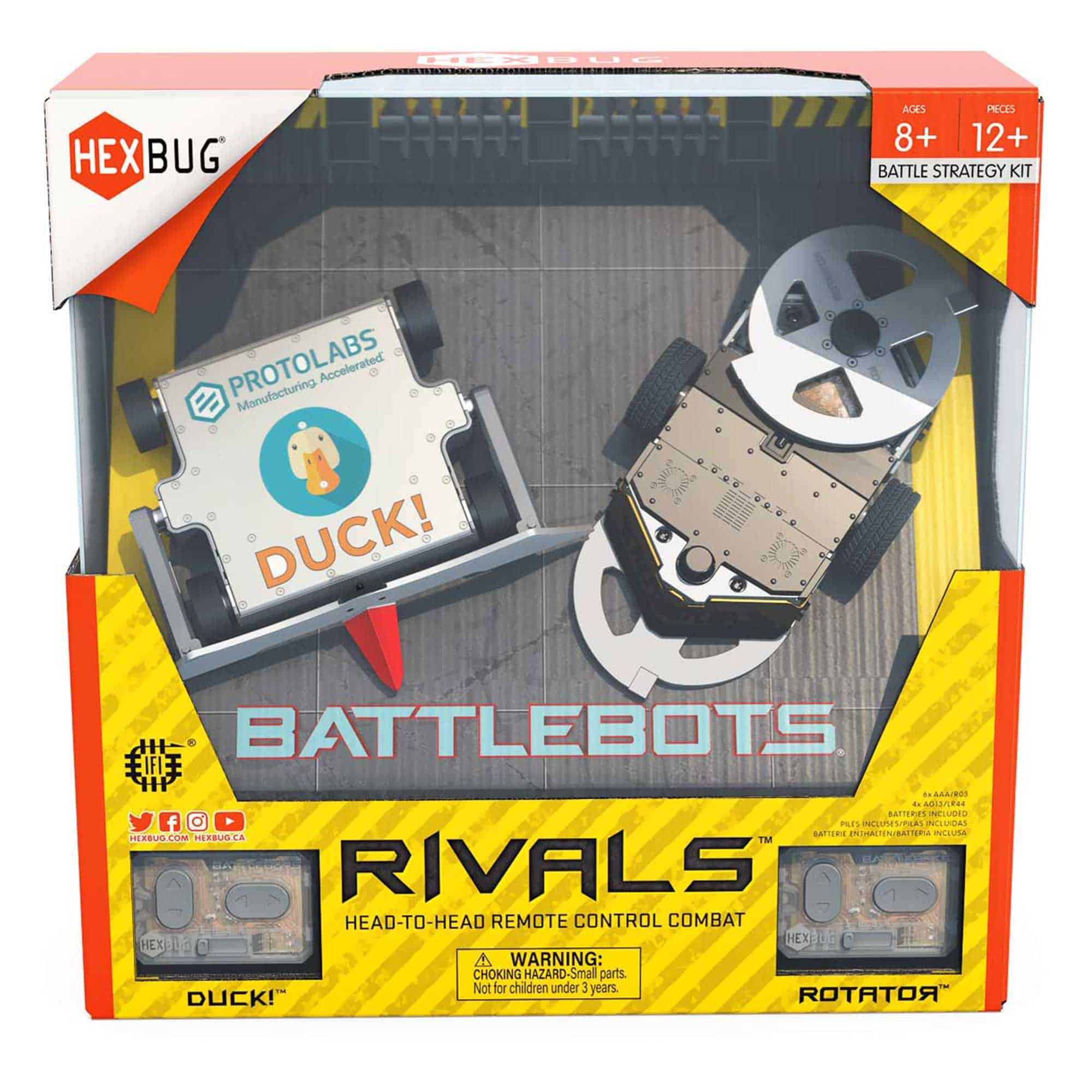 HEXBUG - BattleBots Rivals 5.0 Duck & Rotator