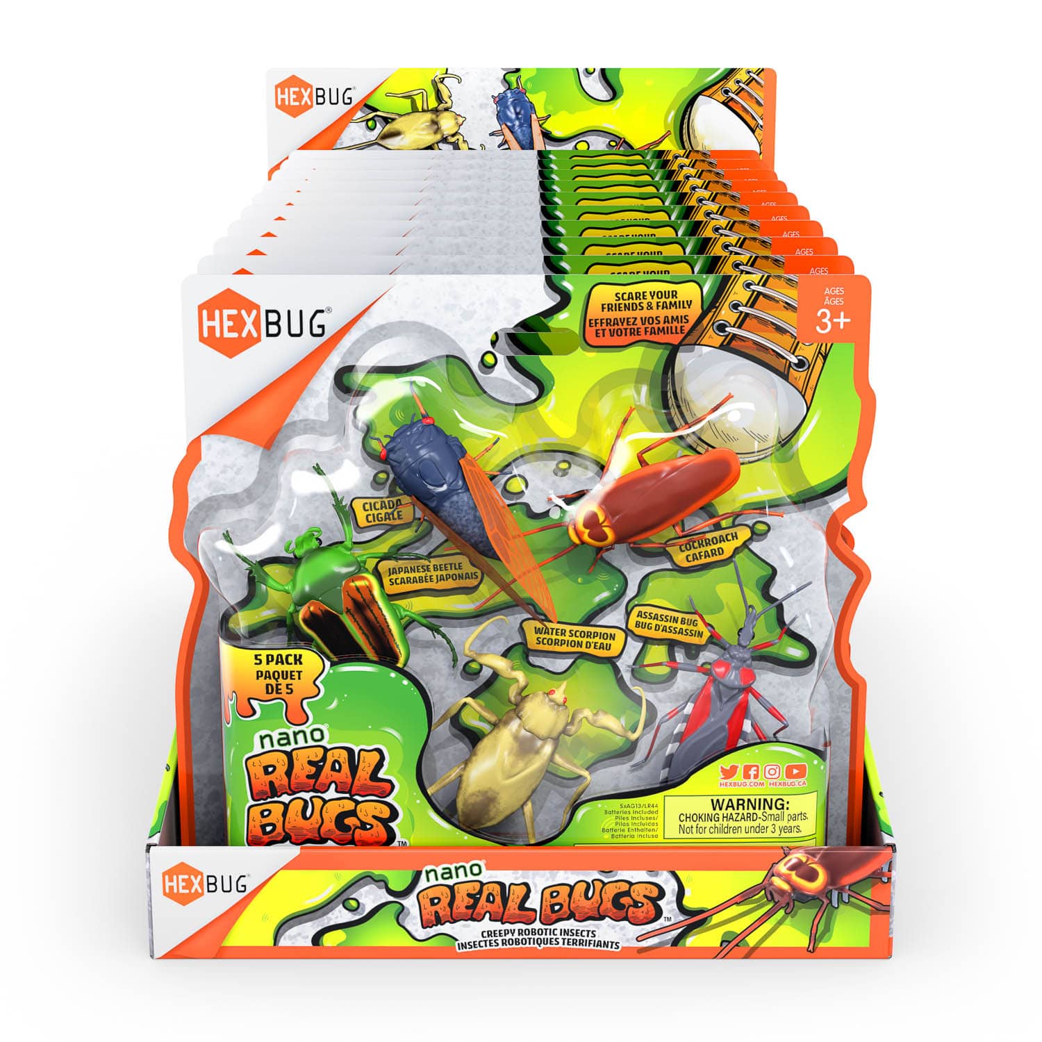 HEXBUG -Real Bugs Nanos 5-Pack