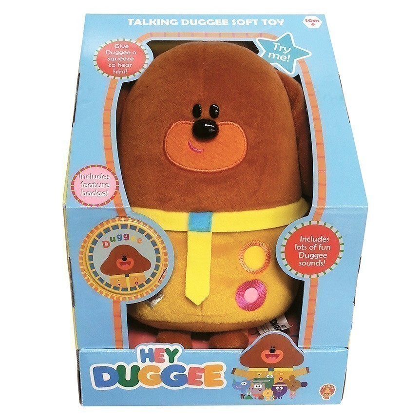 Talking hey shop duggee toy
