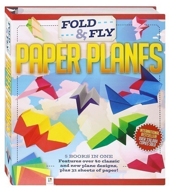 Hinkler Books - Fold and Fly Paper Planes Book