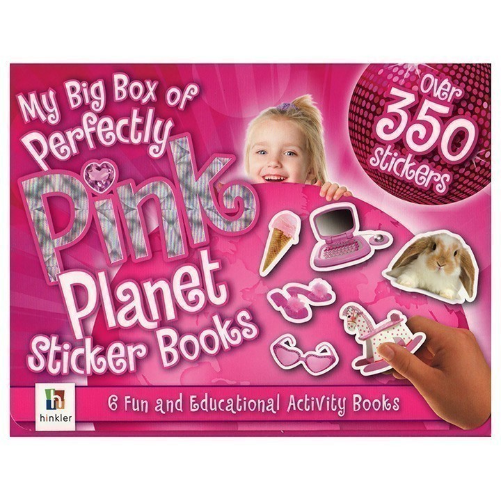 Hinkler Books - My Big Box of Perfectly Pink Planet Sticker Books
