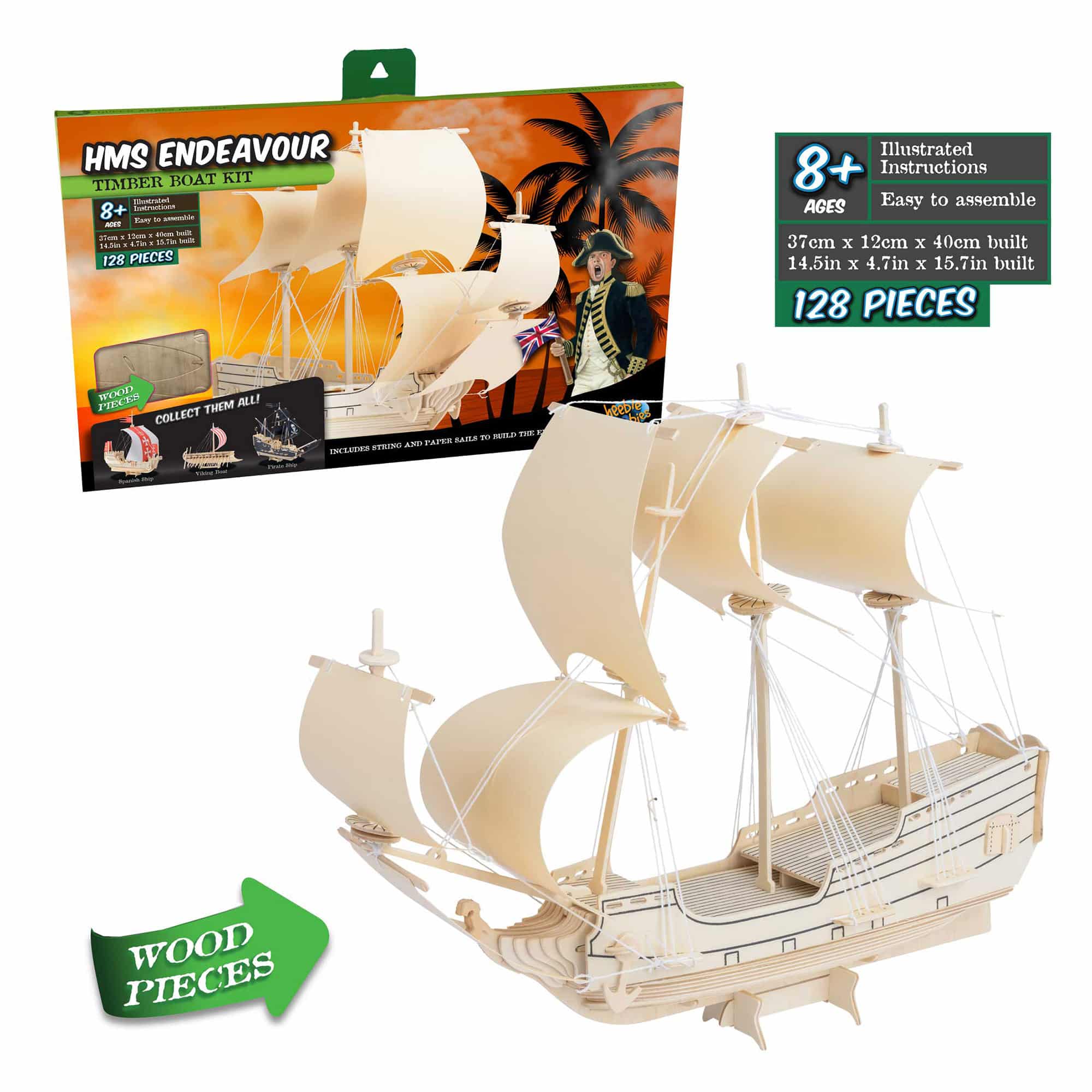 HMS Endeavour - Time Boat Kit