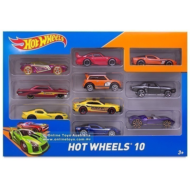 Hot Wheels 10 Car Gift Pack - Assorted
