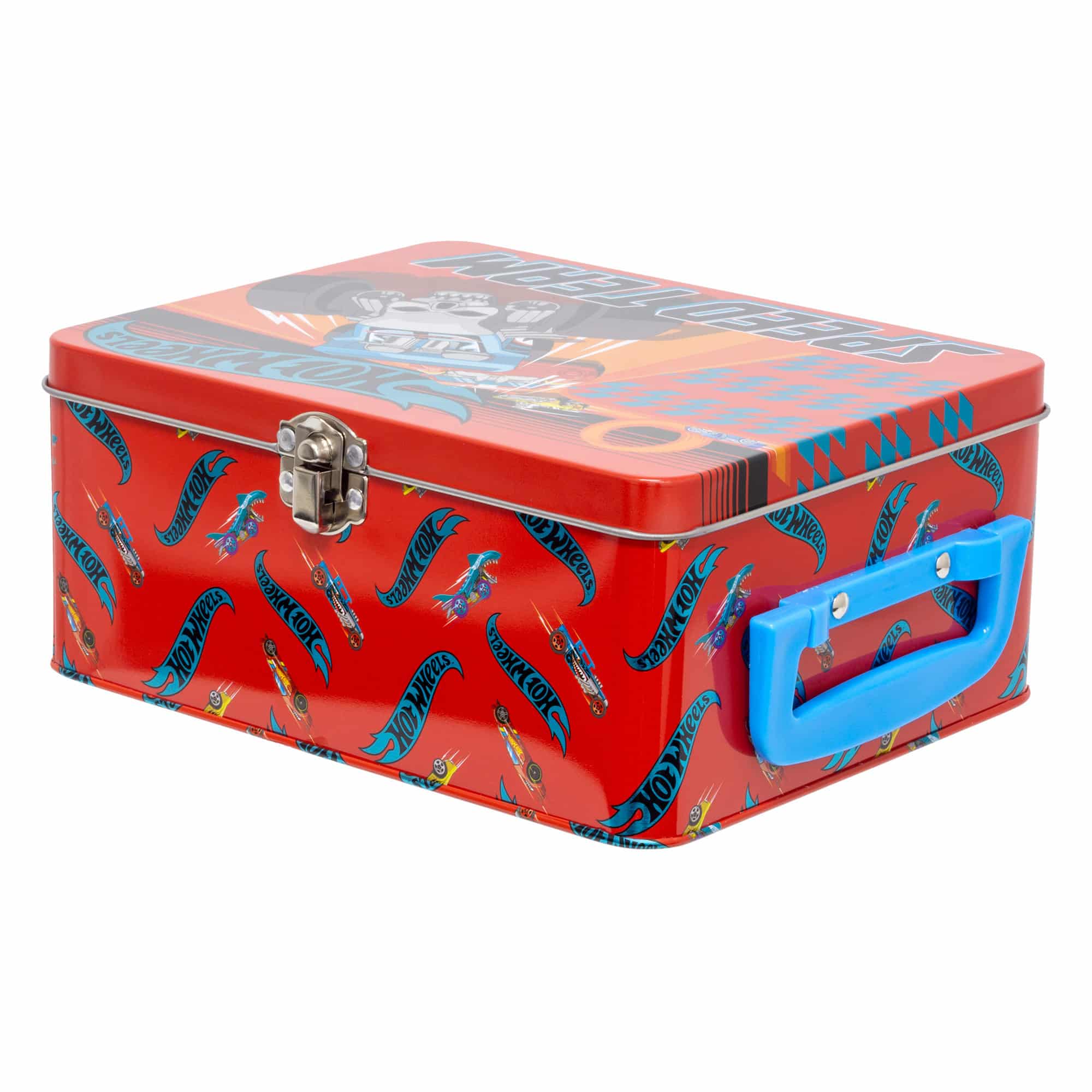 Hot Wheels - 18 Car Tin Storage and Carry Case - Red