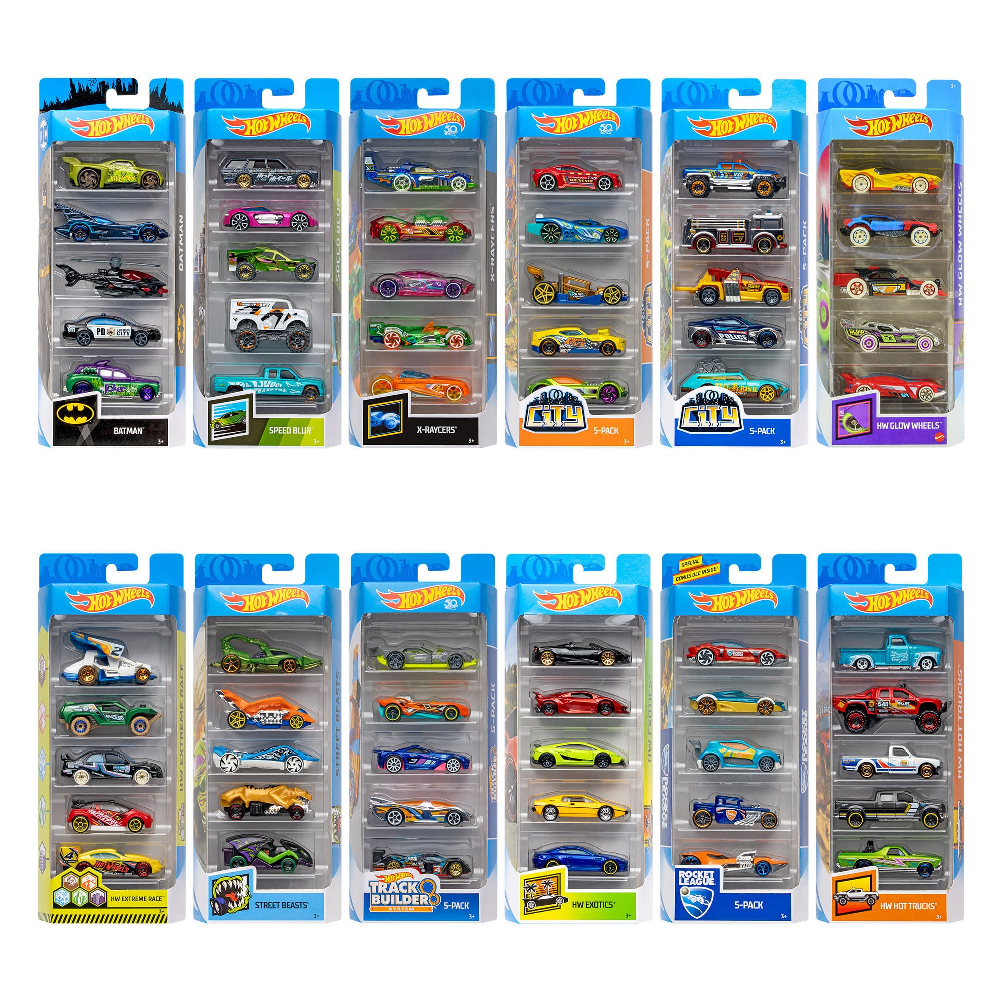 Hot Wheels 5 Car Gift Pack - Assortment 2