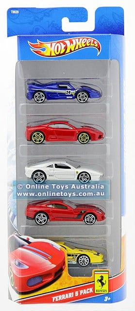 Hot Wheels 5 Car Gift Pack - Ferrari 5