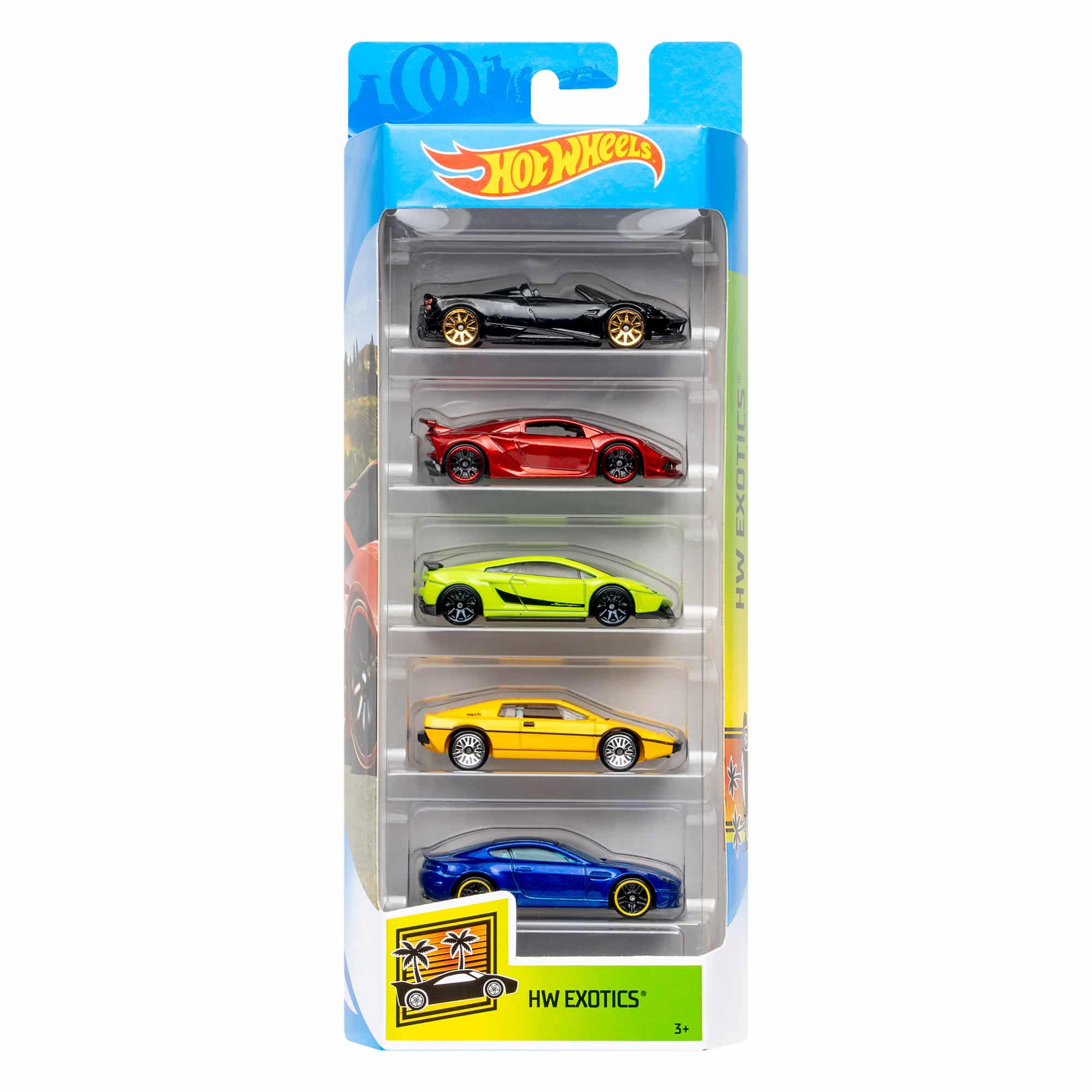 Hot Wheels 5 Car Gift Pack - HW Exotics