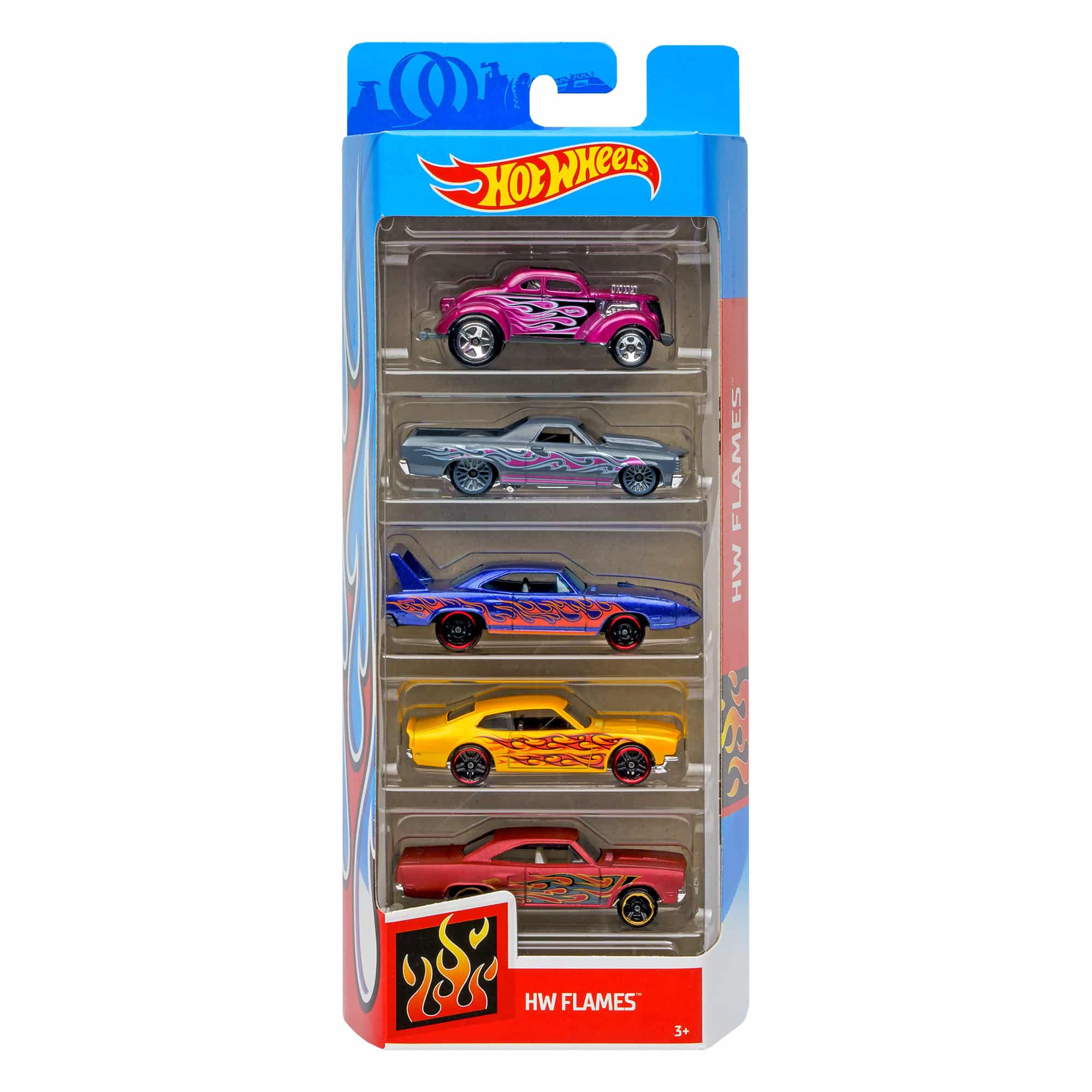 Hot Wheels 5 Car Gift Pack - HW Flames