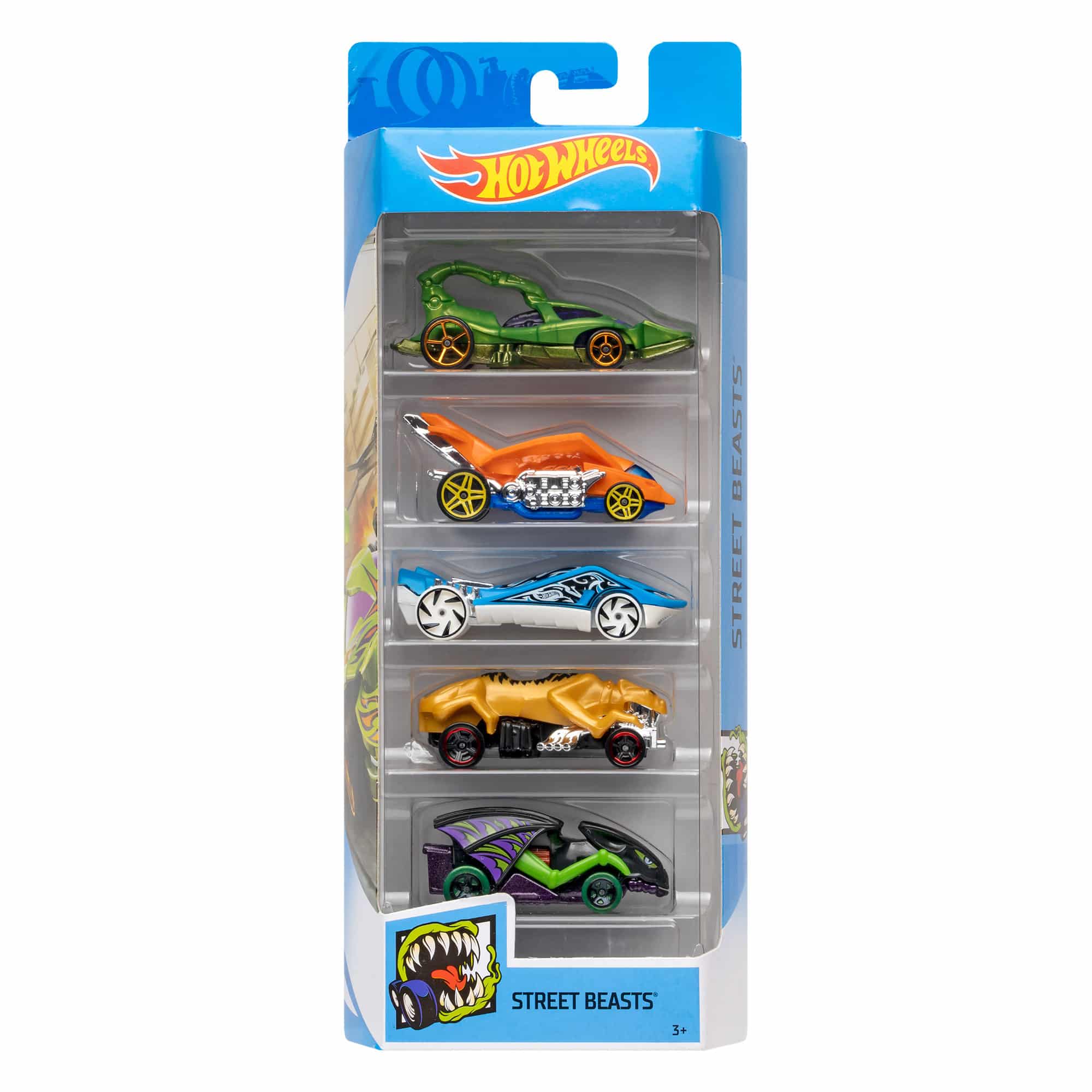 Hot Wheels 5 Car Gift Pack - Street Beasts