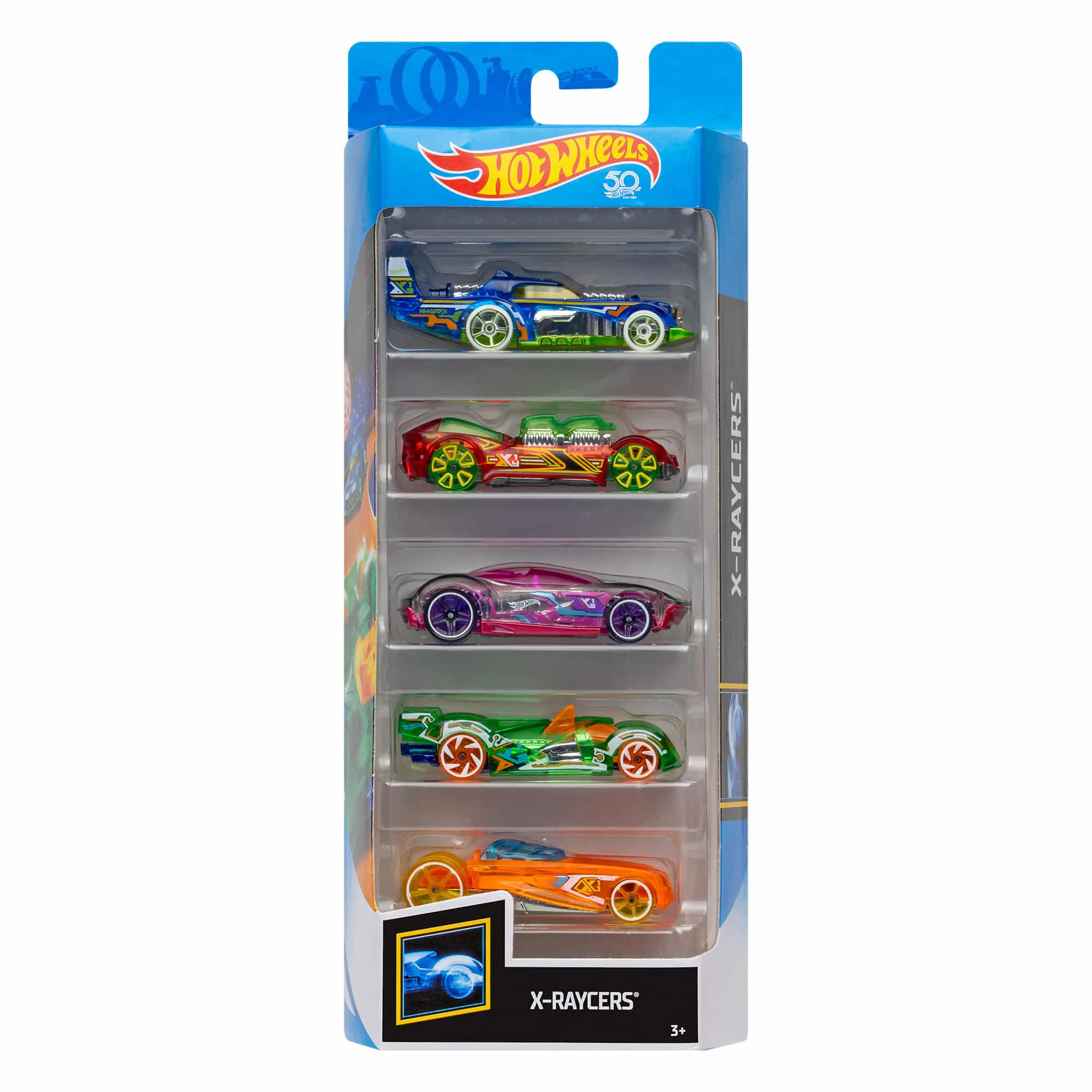 Hot Wheels 5 Car Gift Pack - X-Raycers