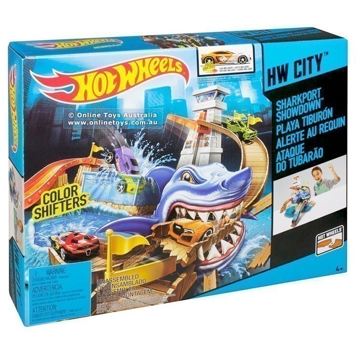 Hot Wheels - Colour Shifters - Sharkport Showdown Play Set