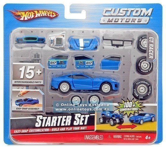 Hot Wheels - Custom Motors Starter Set - GT Racer