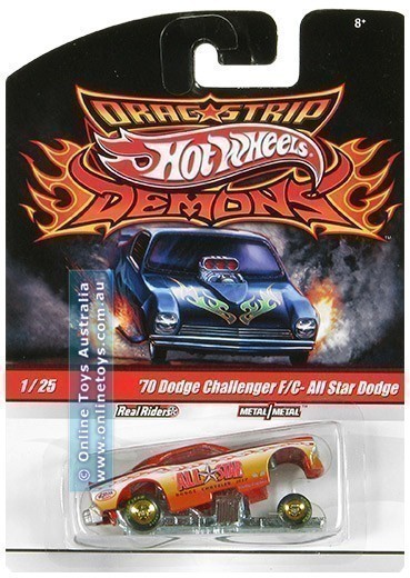 Hot Wheels - Drag Strip Demons - '70 Dodge Challenger F/C - All Star Dodge