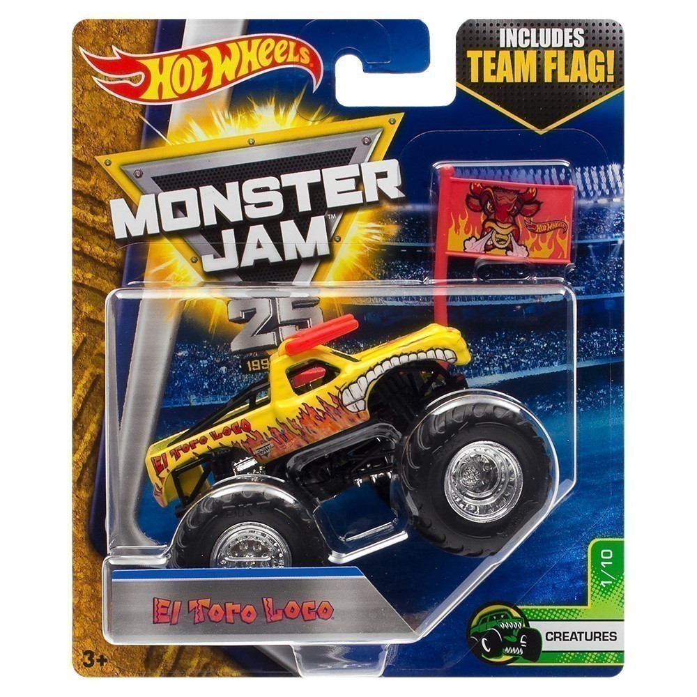 Hot Wheels - Monster Jam 25th Anniversary - El Toro Loco Truck