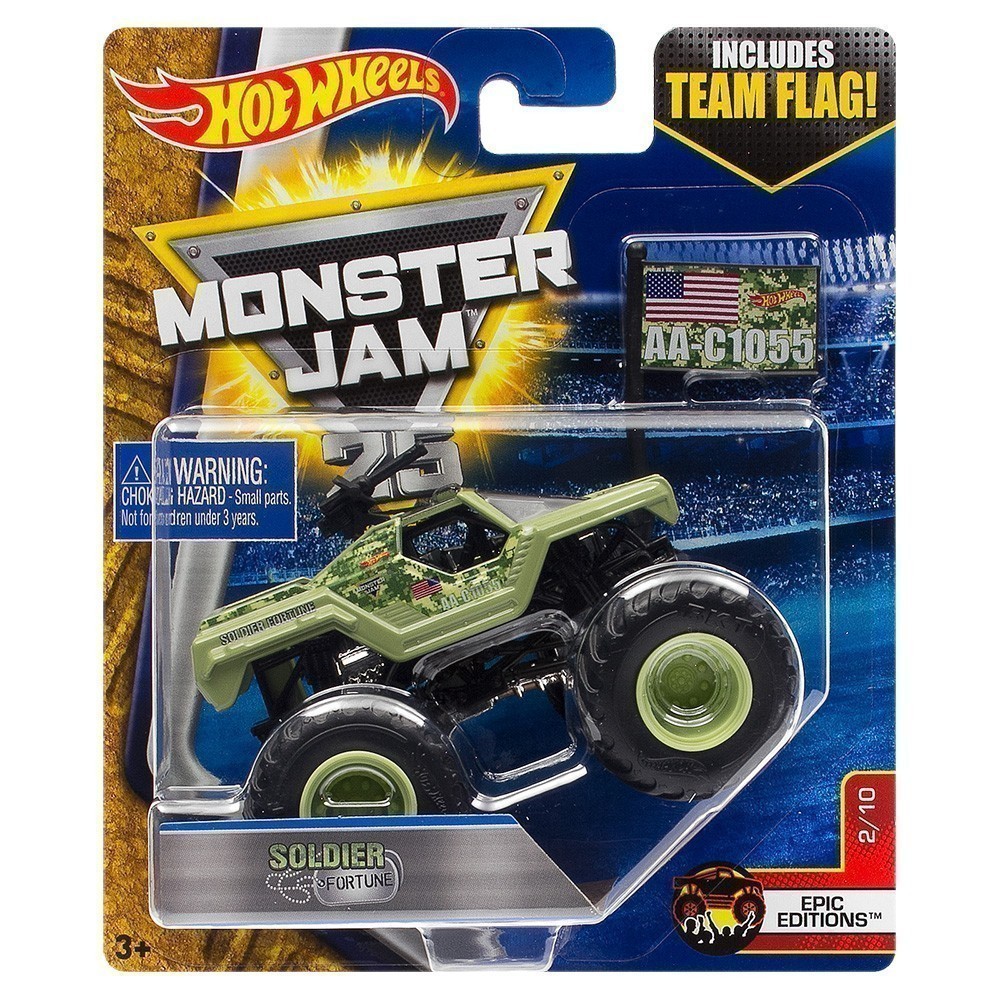 Hot Wheels - Monster Jam 25th Anniversary - Soldier Fortune Truck