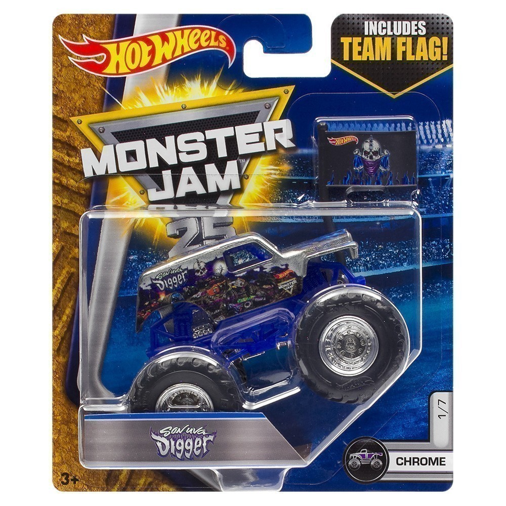 Hot Wheels - Monster Jam 25th Anniversary - Son Uva Digger Truck