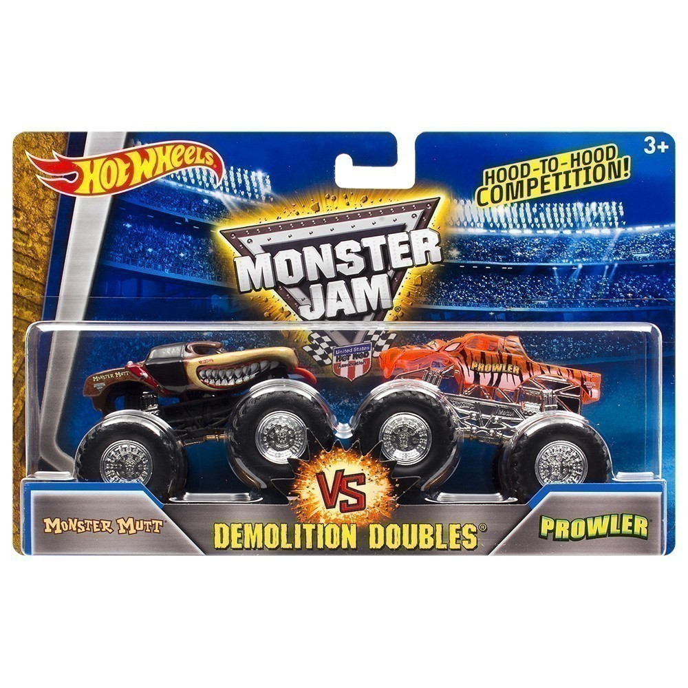 Hot Wheels - Monster Jam Demolition Doubles - Monster Mutt Vs Prowler