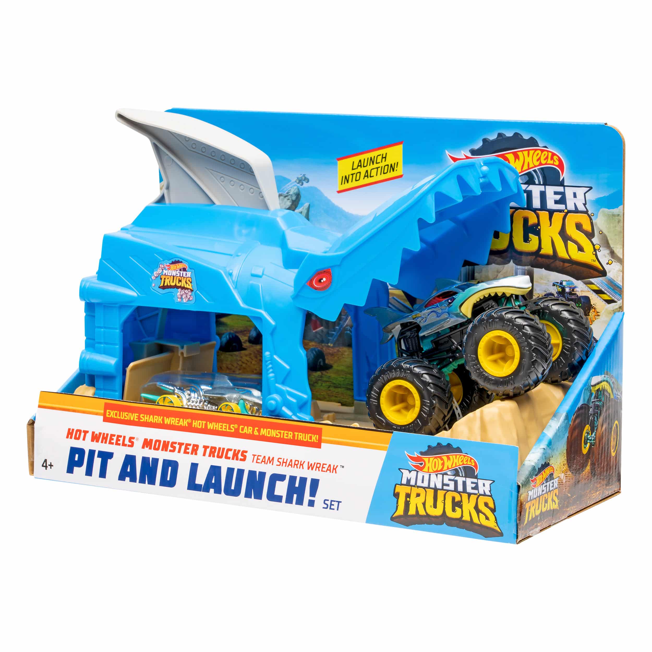 Hot Wheels - Monster Trucks - Pit & Launch Playset Assortment