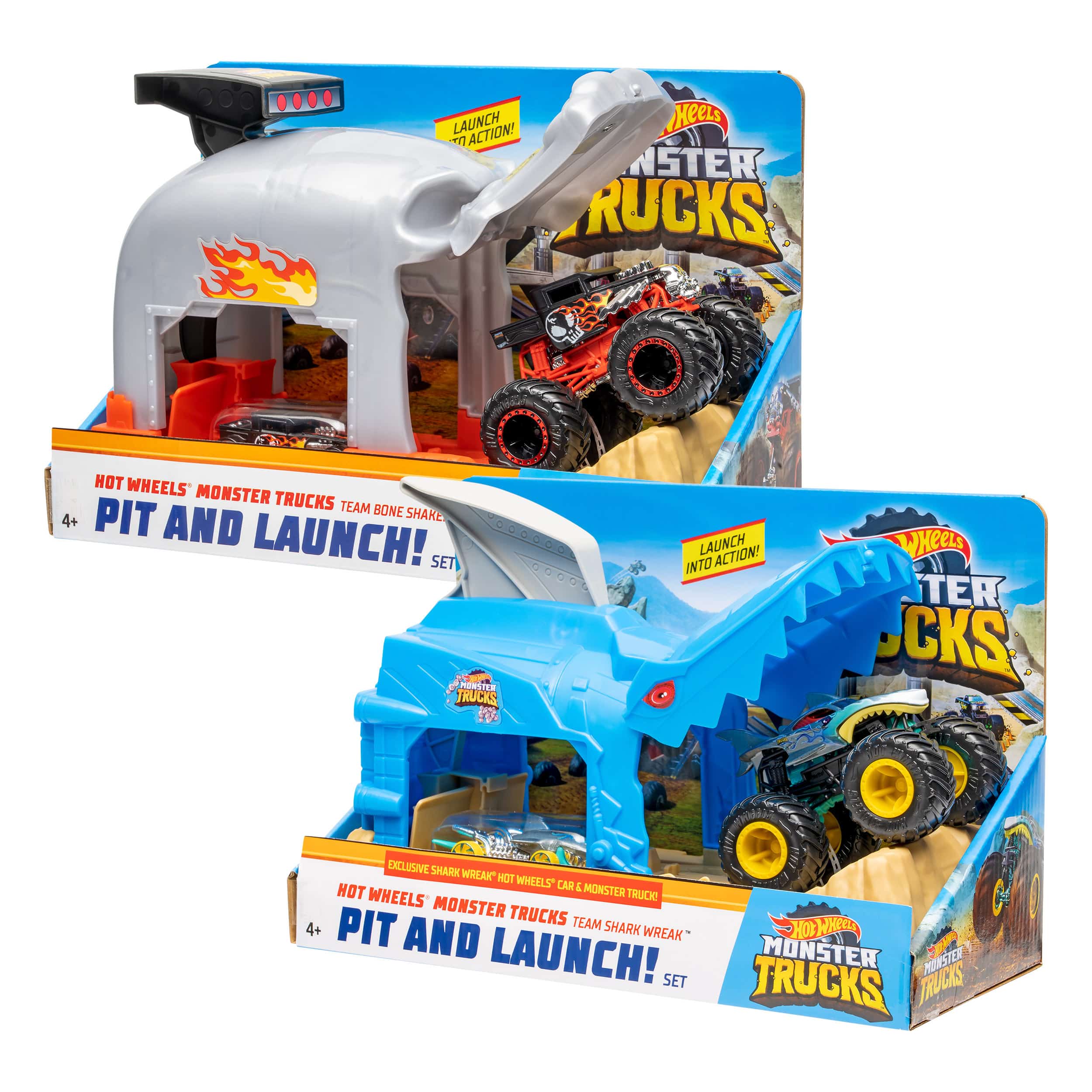 Hot Wheels - Monster Trucks - Pit & Launch Playset Assortment