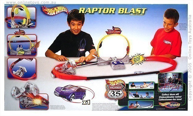 Hot Wheels - Raptor Blast - Back