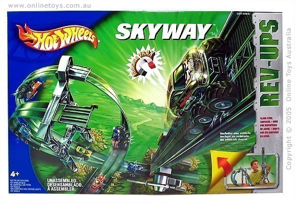 Hot Wheels - Skyway Rev-Ups Stunt Set