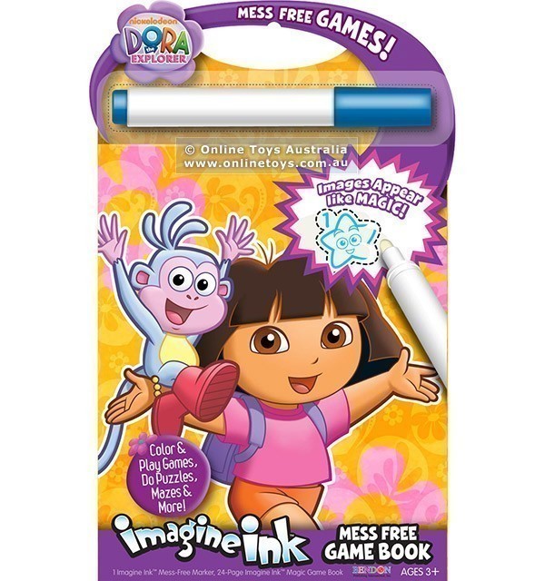 Imagine Ink - Game and Puzzle Book - Dora The Explorer