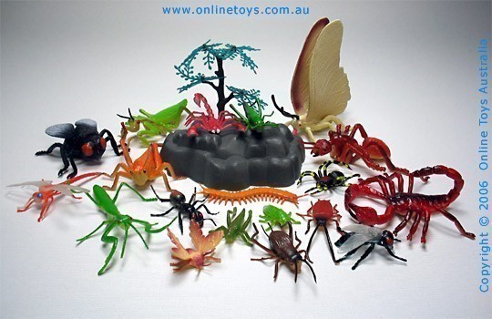Individual Plastic Toy Insects