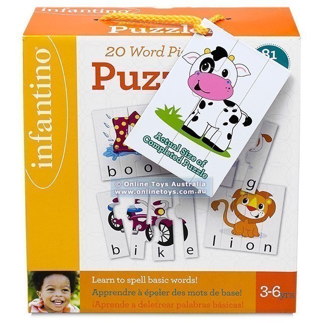 Infantino - 20 Word Picture Puzzle